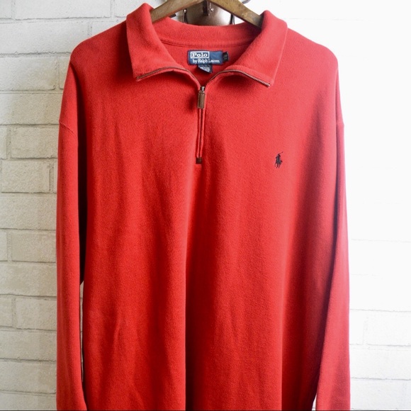 Polo by Ralph Lauren Half Zip Sweater Pull Over - Picture 4 of 8